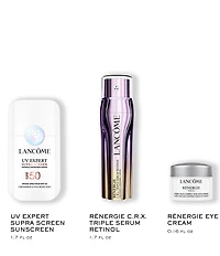 Lancome Supra Screen Sunscreen SPF 50+ & Renergie Retinol Skincare Set