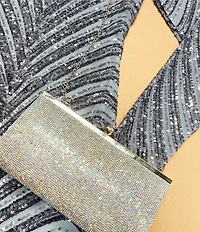 Landry Crystal Frame Clutch