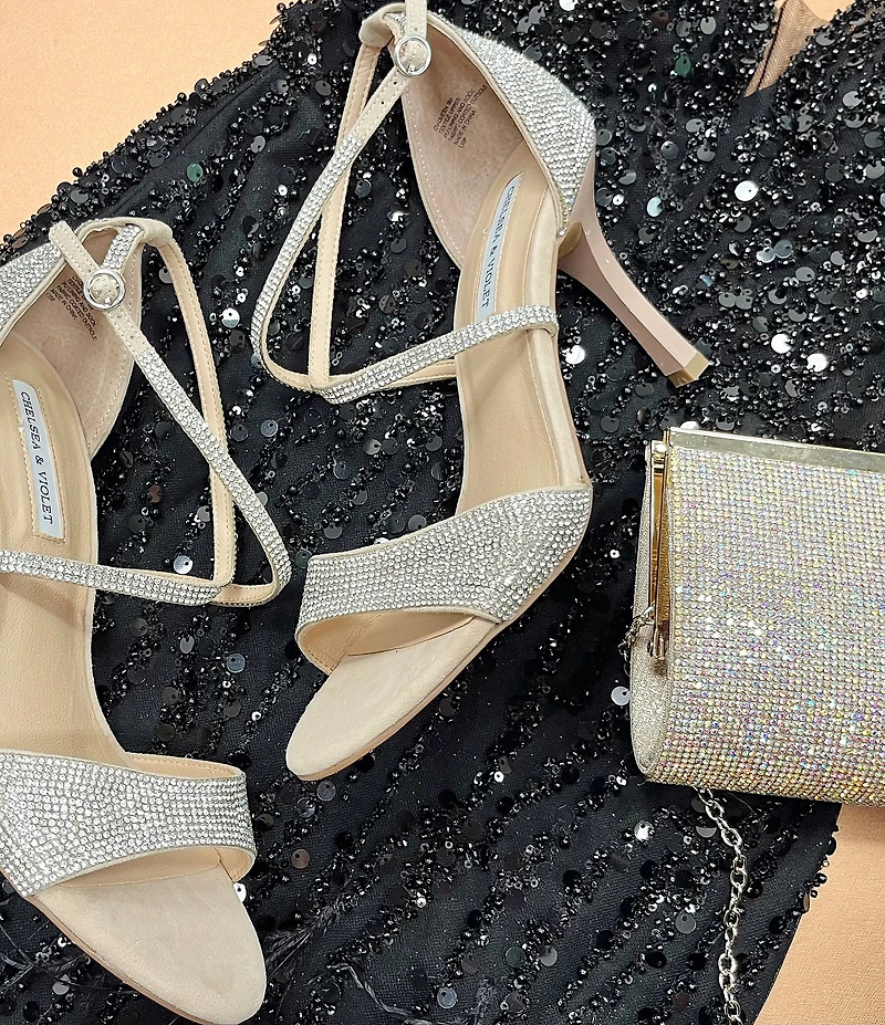 Landry Crystal Frame Clutch
