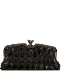 Landry Crystal Mesh Frame Clutch