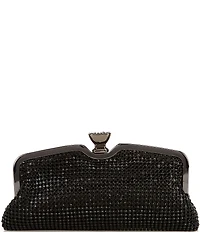 Landry Crystal Mesh Frame Clutch