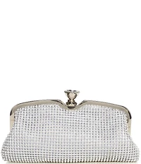Landry Crystal Mesh Frame Clutch
