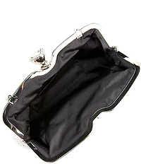 Landry Crystal Mesh Frame Clutch