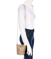 Landry Crystal Mesh O-Ring Top Handle Clutch