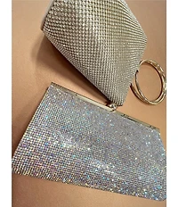 Landry Crystal Mesh O-Ring Top Handle Clutch