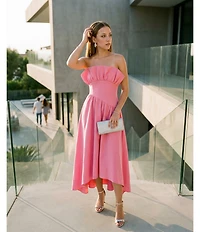 Landry Lurex Wave Flap Clutch Bag