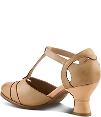 L'ARTISTE Altamira Leather T-Strap Pumps