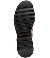 L'ARTISTE Altona Floral Printed Velvet Loafers