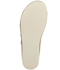 L'ARTISTE Bellini Hand-Painted Embossed Floral Leather Slide Sandals