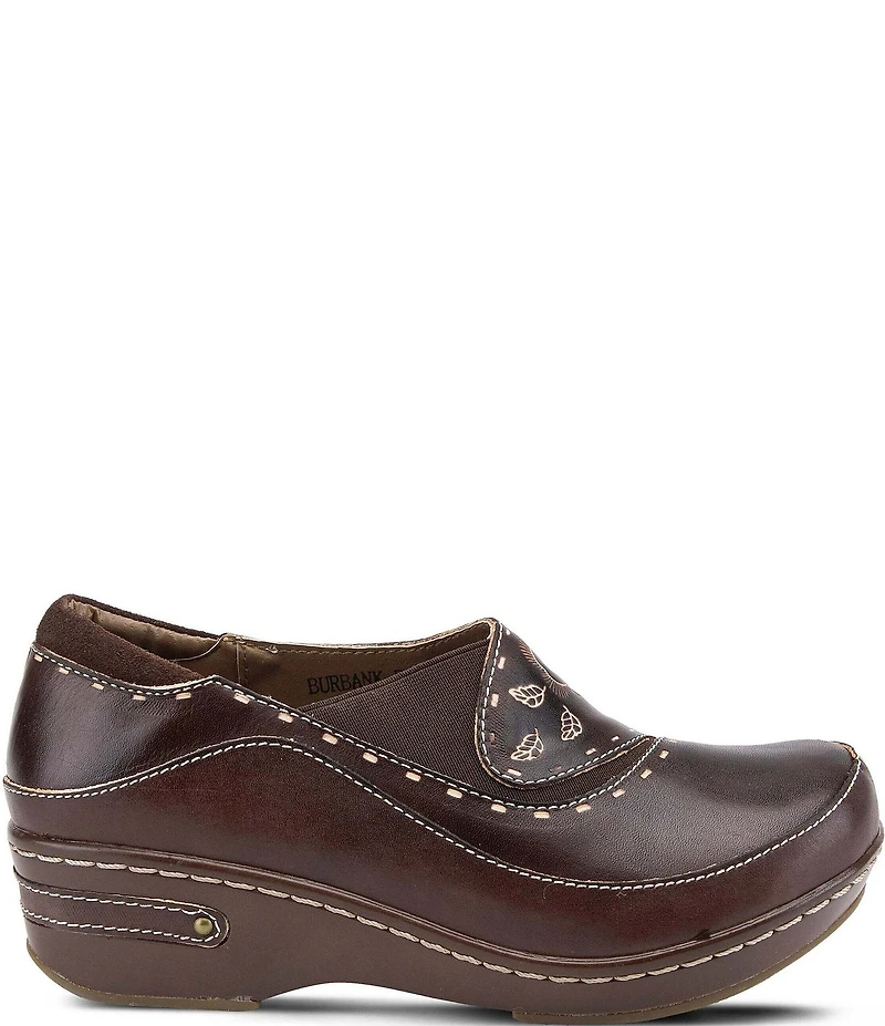 L'ARTISTE Burbank Leather Clogs