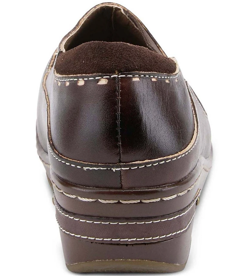 L'ARTISTE Burbank Leather Clogs