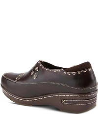 L'ARTISTE Burbank Leather Clogs