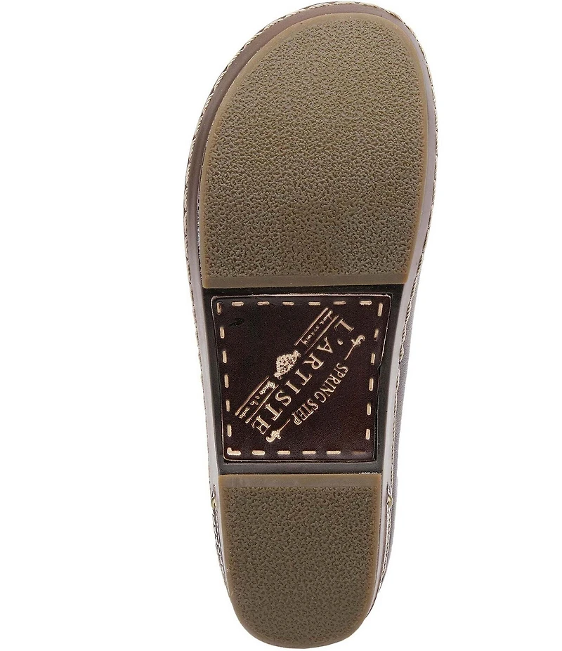 L'ARTISTE Burbank Leather Clogs