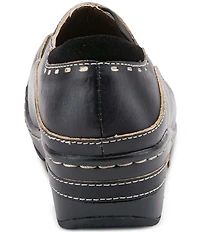 L'ARTISTE Burbank Leather Clogs