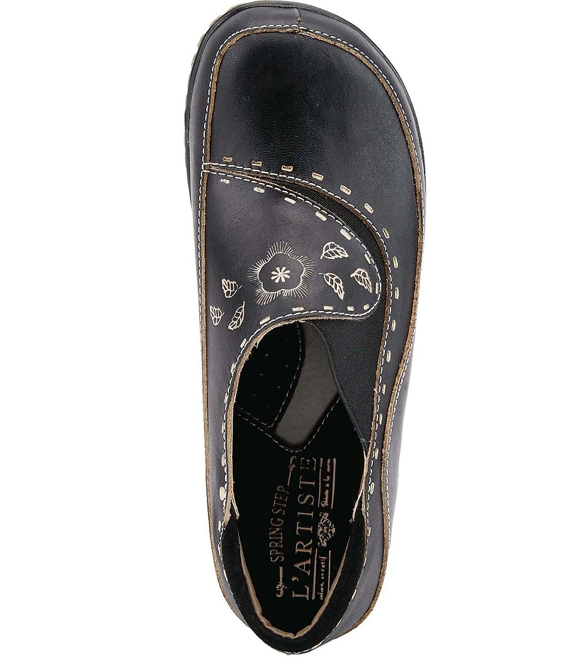 L'ARTISTE Burbank Leather Clogs