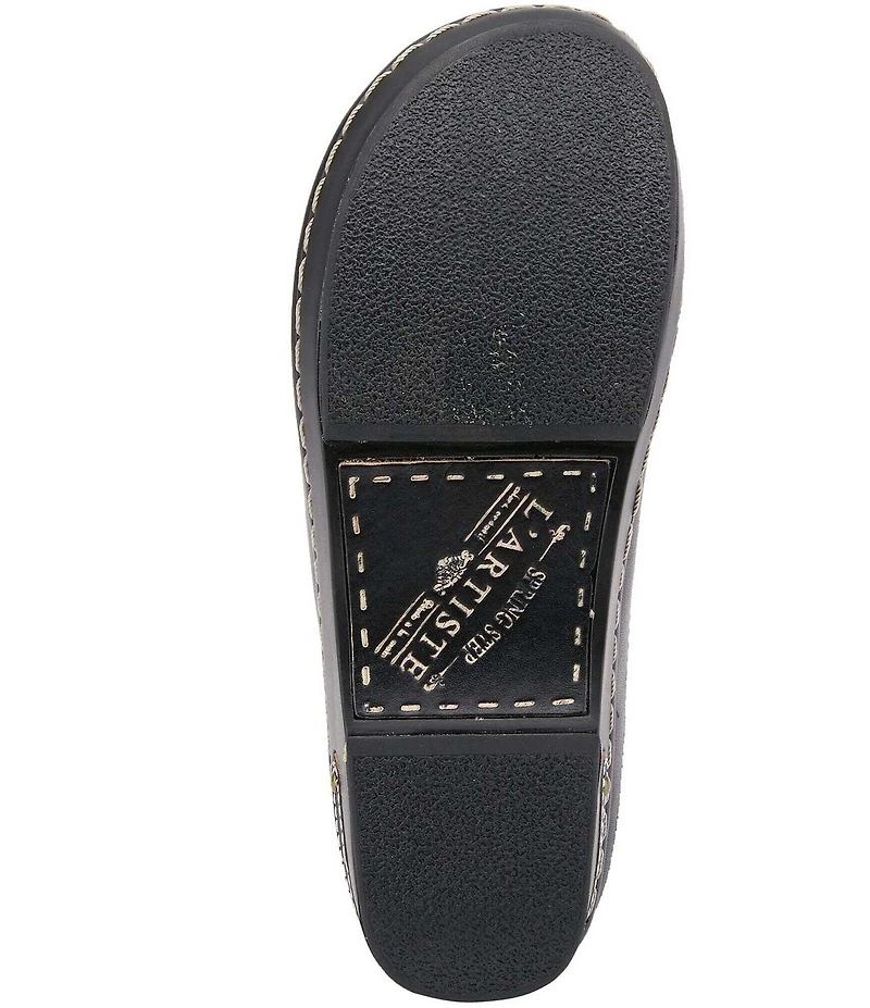 L'ARTISTE Burbank Leather Clogs