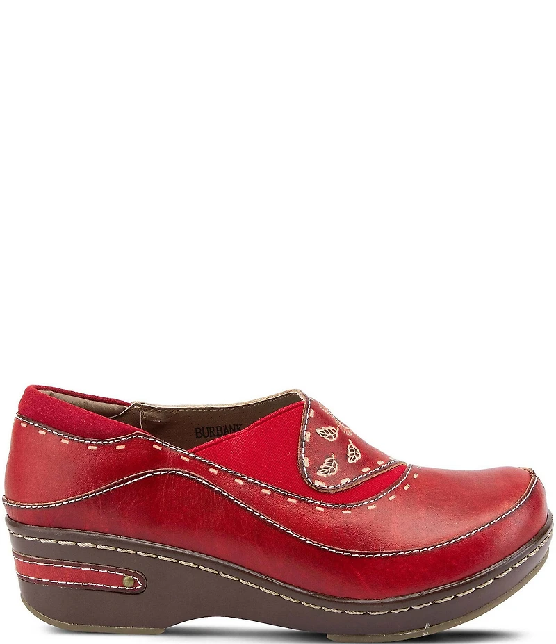 L'ARTISTE Burbank Leather Clogs