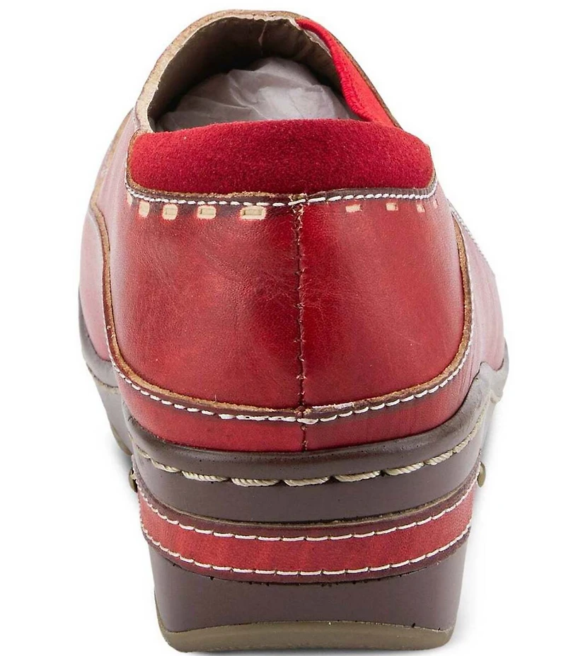 L'ARTISTE Burbank Leather Clogs