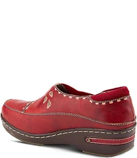 L'ARTISTE Burbank Leather Clogs