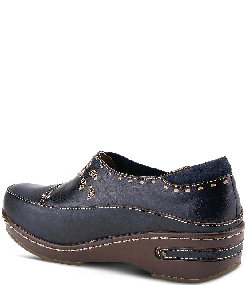 L'ARTISTE Burbank Leather Clogs