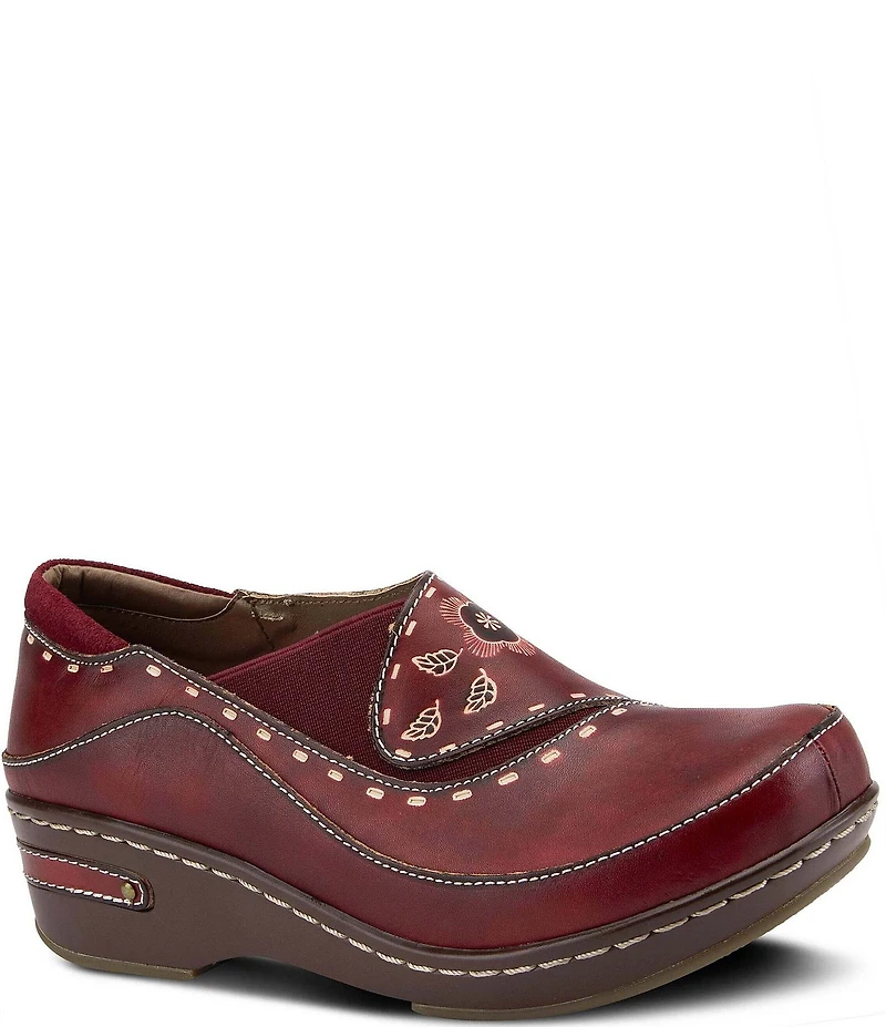 L'ARTISTE Burbank Leather Clogs