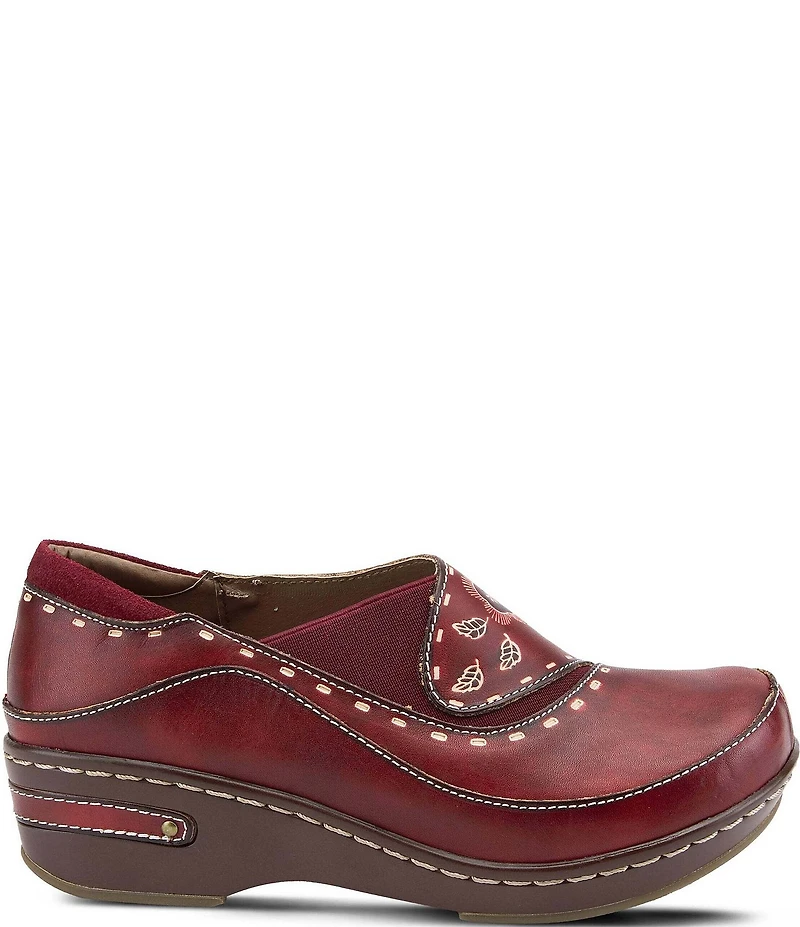 L'ARTISTE Burbank Leather Clogs