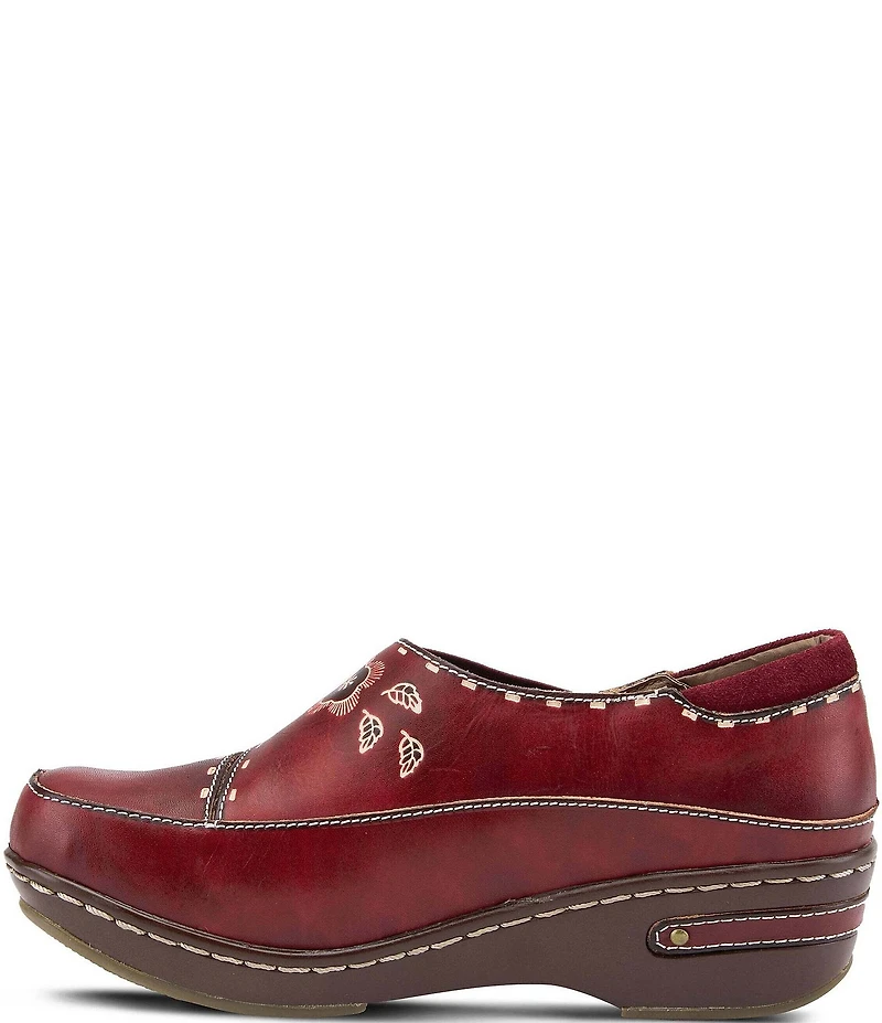 L'ARTISTE Burbank Leather Clogs