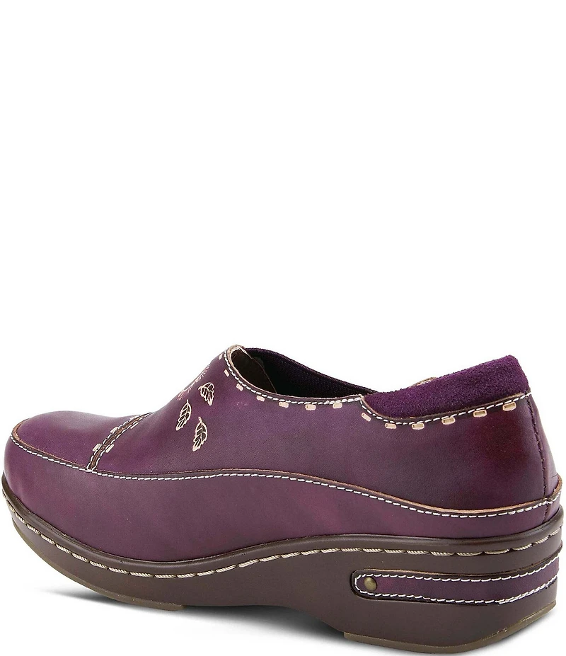 L'ARTISTE Burbank Leather Clogs