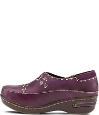 L'ARTISTE Burbank Leather Clogs