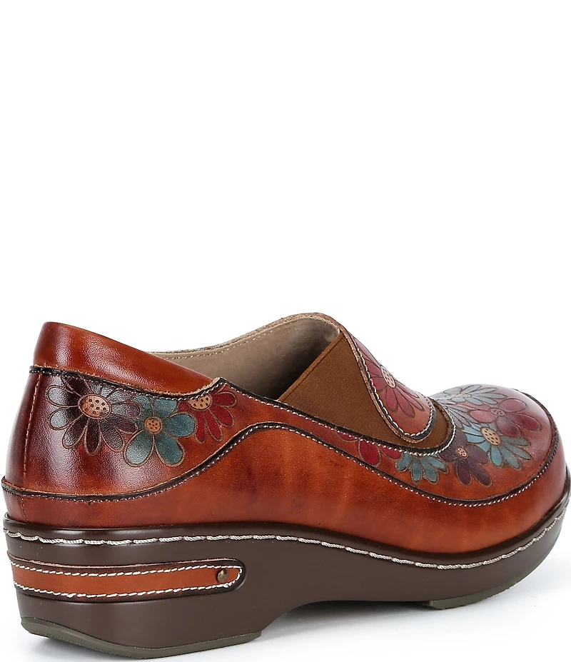 L'ARTISTE Burbank Dazis Leather Clogs