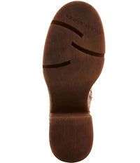 L'ARTISTE Carnivale Leather Hand Painted Floral Booties