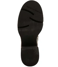 L'ARTISTE Carnivale Leather Hand Painted Floral Booties