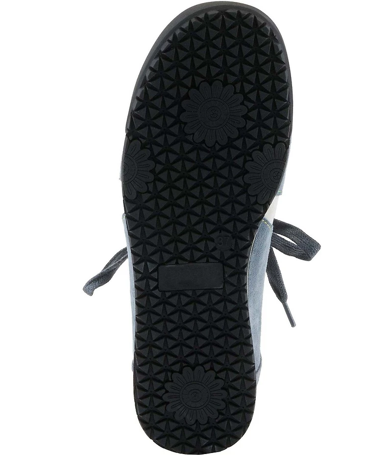 L'ARTISTE Carpediem Suede & Leather Plaid Lace Up Sneakers
