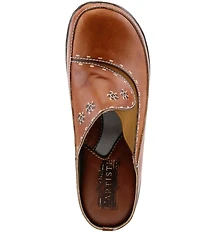 L'ARTISTE Chino-b Leather Mule Clogs