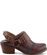 L'ARTISTE Daytona Hand Painted Leather Studded Shooties
