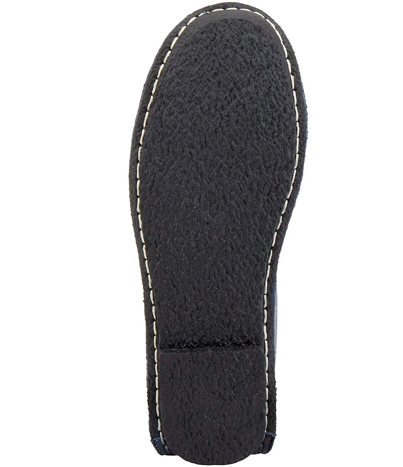 L'ARTISTE Dezi Leather Floral Detail Slip On Loafers