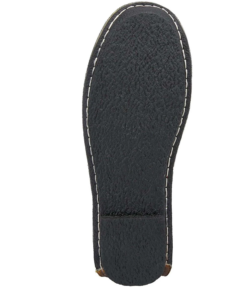 L'ARTISTE Dezi Leather Floral Detail Slip On Loafers
