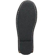 L'ARTISTE Dezi Leather Floral Detail Slip On Loafers