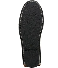 L'ARTISTE Dezi Leather Floral Detail Slip On Loafers