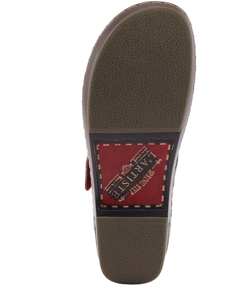 L'ARTISTE Flochino Floral Mule Clogs