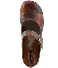 L'ARTISTE Flochino Floral Mule Clogs