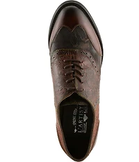 L'Artiste Ghita Floral Embossed Leather Shooties