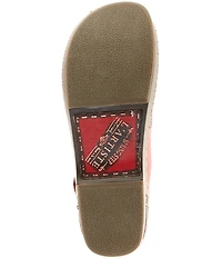 L'ARTISTE Mamataish Perforated Leather Mary Jane Clogs