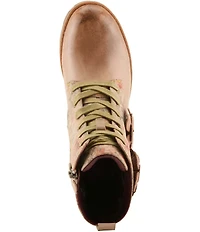 L'ARTISTE Martinela Floral Ornamented Leather Booties