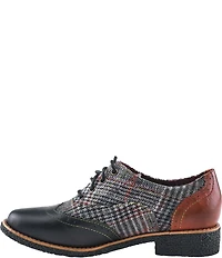 L'ARTISTE Muggiasti Plaid Brogue Oxfords