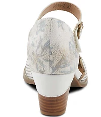 L'ARTISTE Parchelle Perforated Leather Pumps