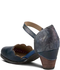 L'ARTISTE Parchelle Perforated Leather Pumps