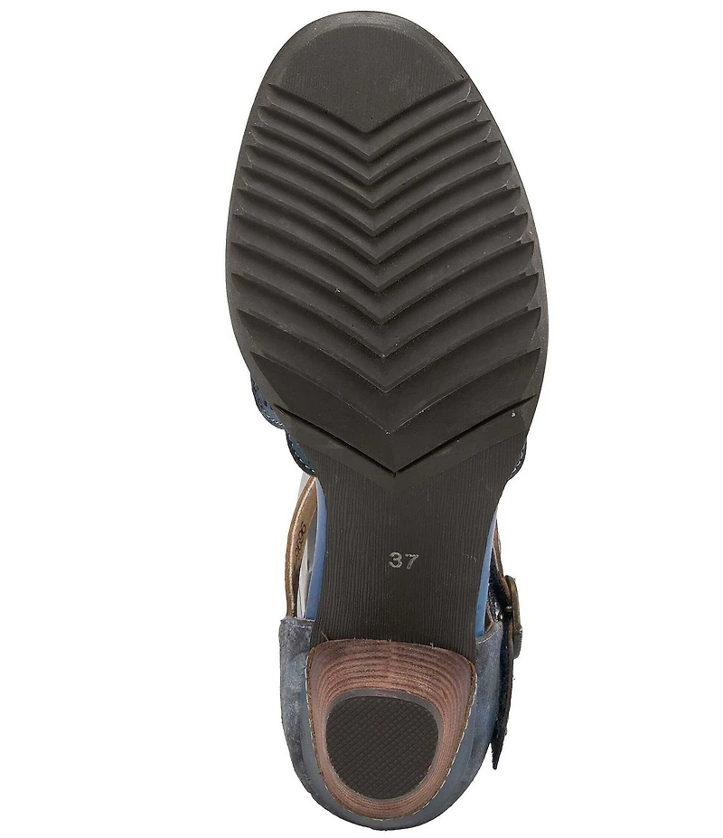 L'ARTISTE Parchelle Perforated Leather Pumps