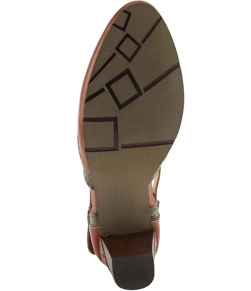 L'ARTISTE Sayyes Perforated Leather Mary Jane Pumps