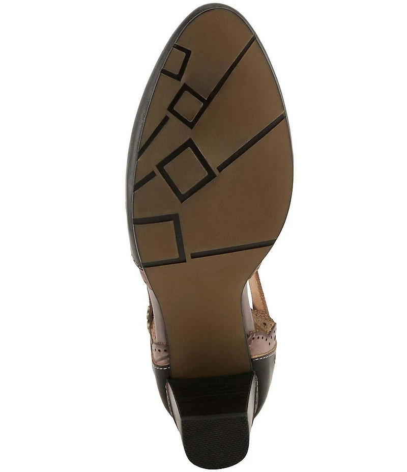 L'ARTISTE Sayyes Perforated Leather Mary Jane Pumps